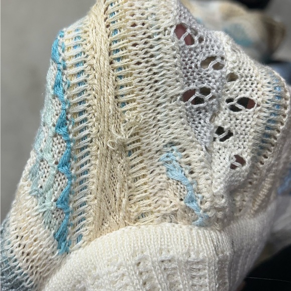 Vintage COOGI/CUGGI 70/80s RARE Thick 3D Knit Crewneck Sweater Kids Size 4/5 - Picture 4 of 6